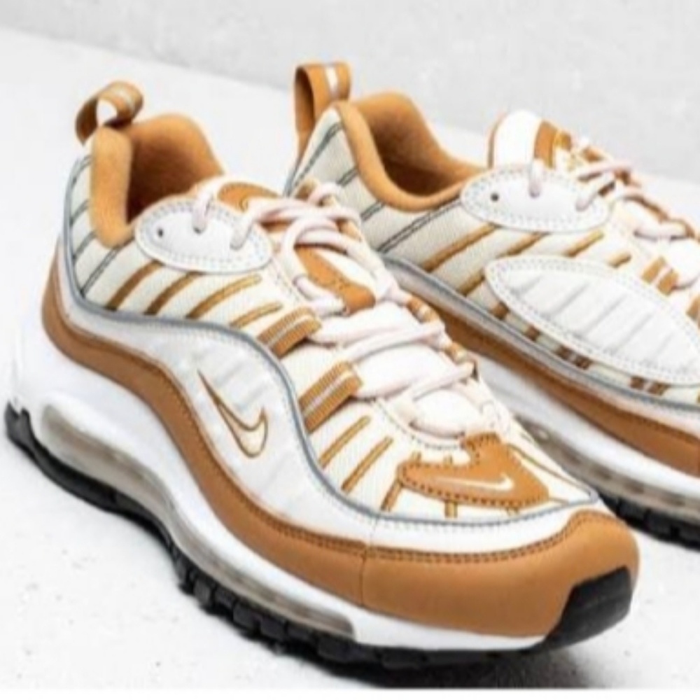 Nike Women's Air Max 98 - Phantom/Beach FIRM PRICE - Picture 6 of 8